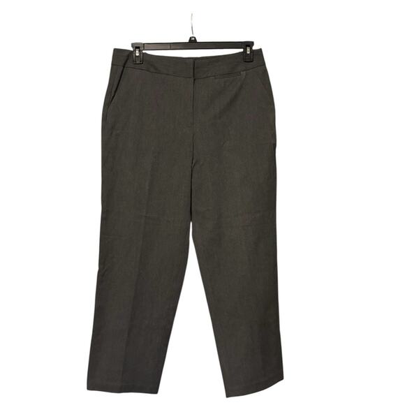 Talbots Gray Straight-Leg Pants Classic Design 14P Stretch - Picture 1 of 5
